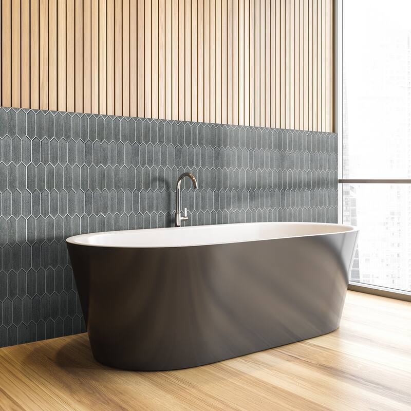 Altair Windey Hexagon Laminated Glass Mosaic Wall Tile