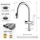 preview thumbnail 27 of 39, Lefton Touchless Pull-Out Kitchen Faucet, Hands Free Motion Sensor Activated, Battery-Free Temperature Display, KF2206