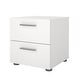 preview thumbnail 21 of 78, Porch & Den Angus Foiled 2-drawer Nightstand White