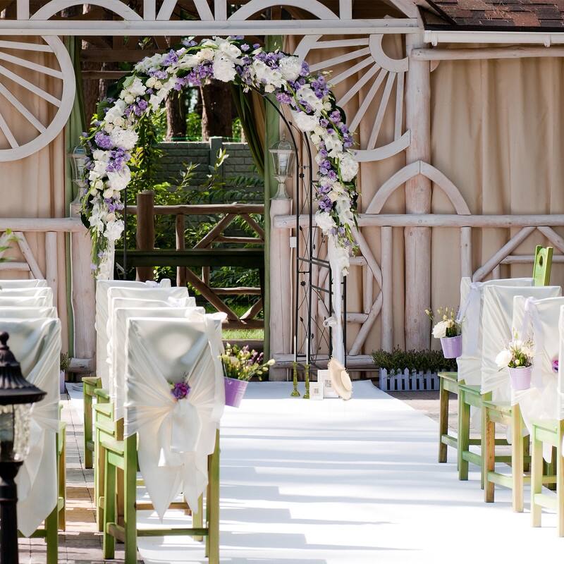 Steel Garden Arch Arbor Wedding Arch Backdrop Stand for Ceremony Party