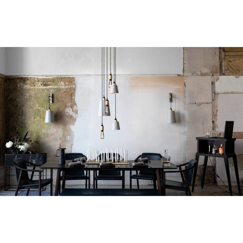 Buster + Punch NHK-05326 Hooked 6 Light 6" Wide Multi Light Pendant