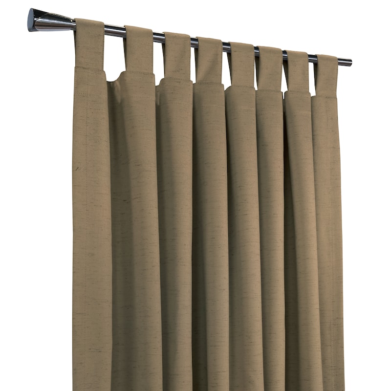 ThermaPlus Ventura Total Blackout Foamback Tab Top Curtain Panel Pair