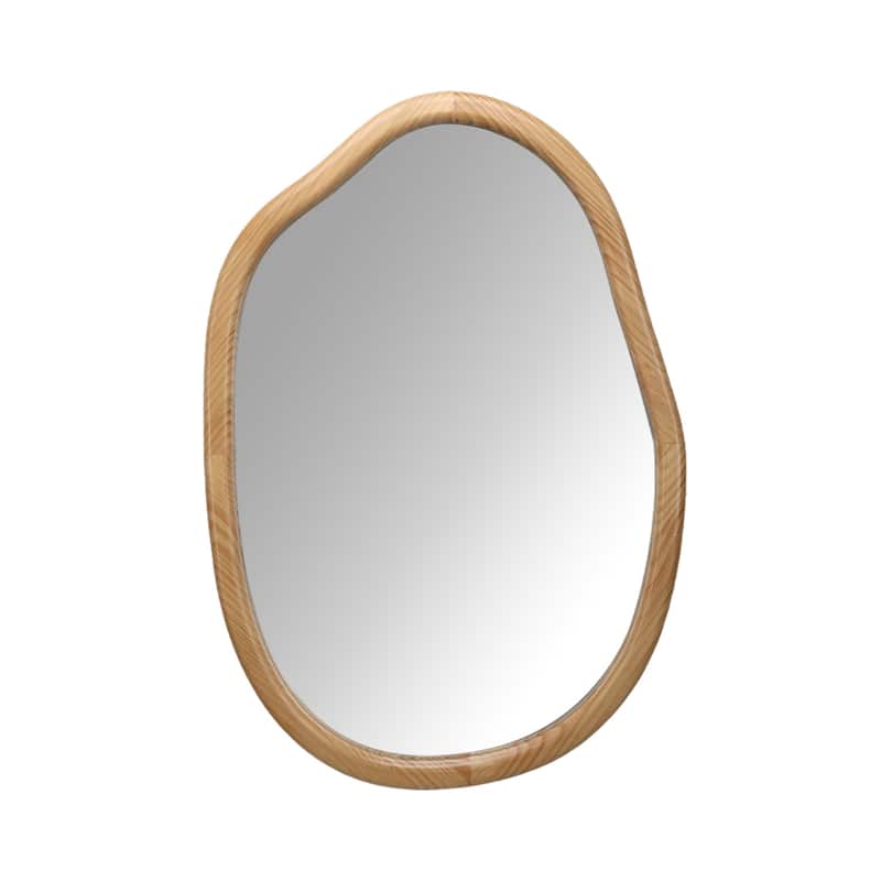 32" x 22" Abstract Irregular Decorative Wall Accent Mirror
