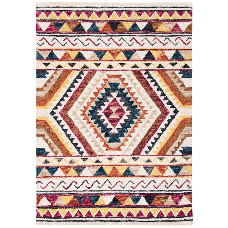 SAFAVIEH Handmade Aspen Despoina Bohemian & Eclectic Tribal Wool