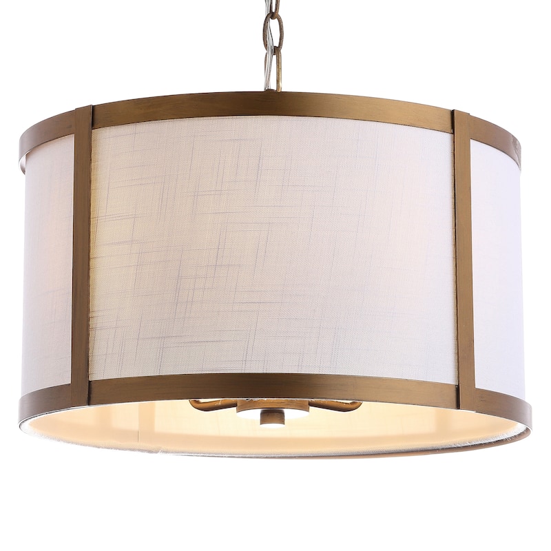 Loop 17" Metal LED Pendant Light, by JONATHAN Y
