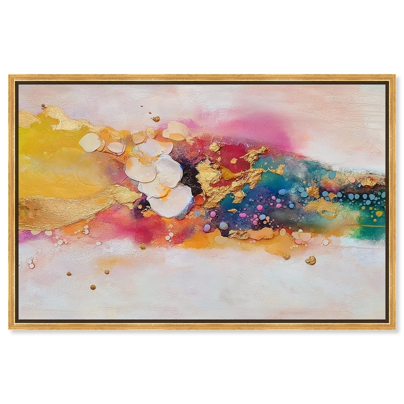 Explosive Rhythm I Canvas by Art Remedy - 54" x 36" - Gold