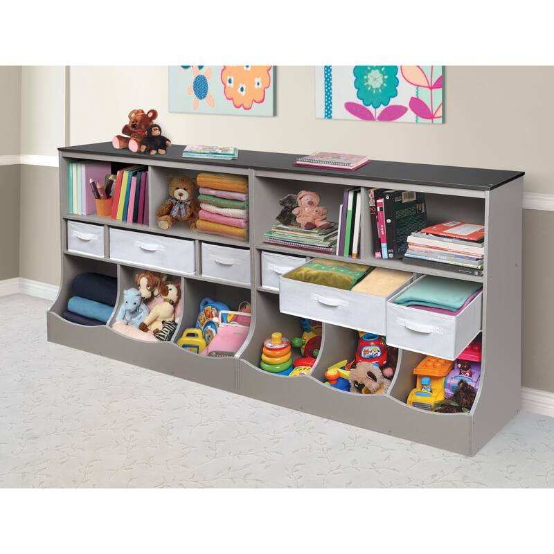 Taylor & Olive Lantana Combo Bin Storage Unit with Three Baskets