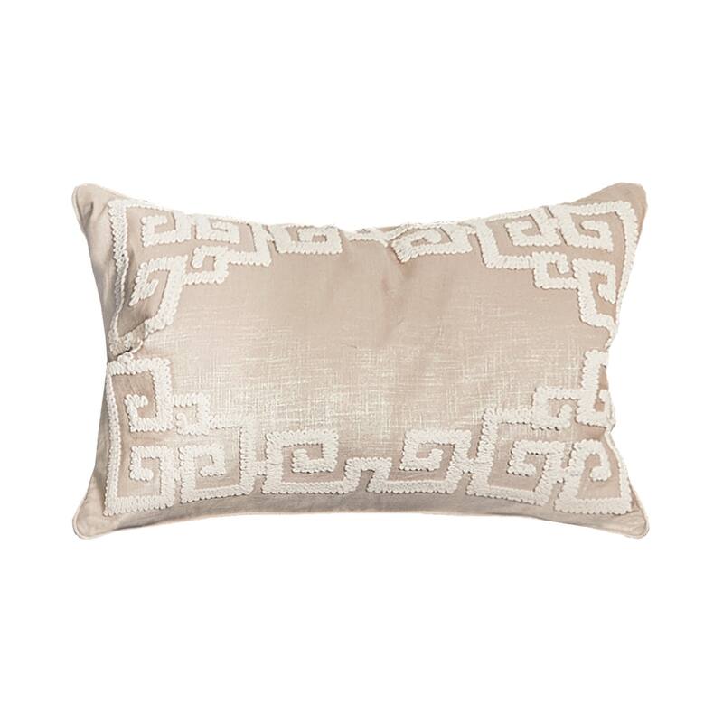 Gaia Embroidered Throw Pillow