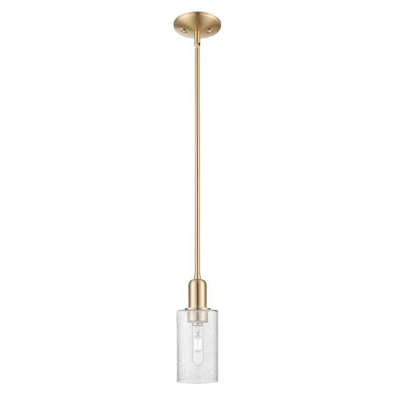 Innovations Lighting Endless Possibilities Arcadia - Clymer - 1 Light 4" Stem Hung Mini Pendant - Champagne Bronze/Seedy
