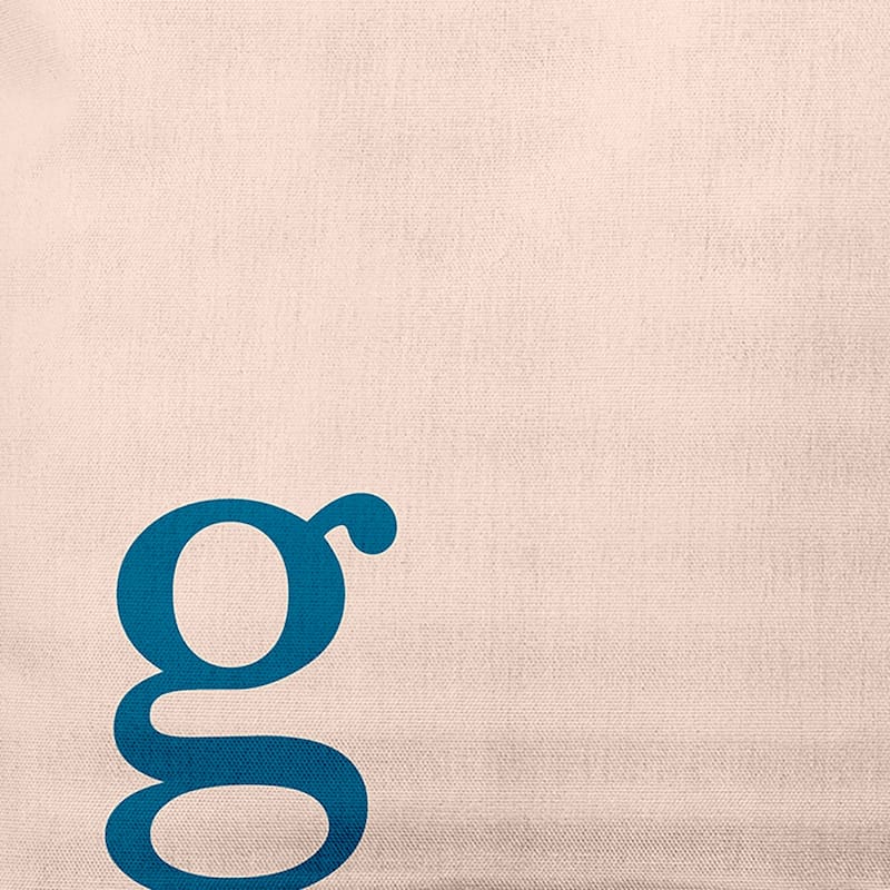 Modern Monogram Indoor/Outdoor Throw Pillow-G
