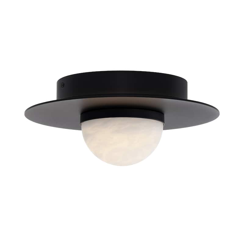 Landed 12in LED Flush Mount 3000K - Black - 12