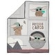 preview thumbnail 10 of 8, Lambs & Ivy Star Wars The Child Baby Yoda Nursery 3-Piece Baby Crib Bedding Set