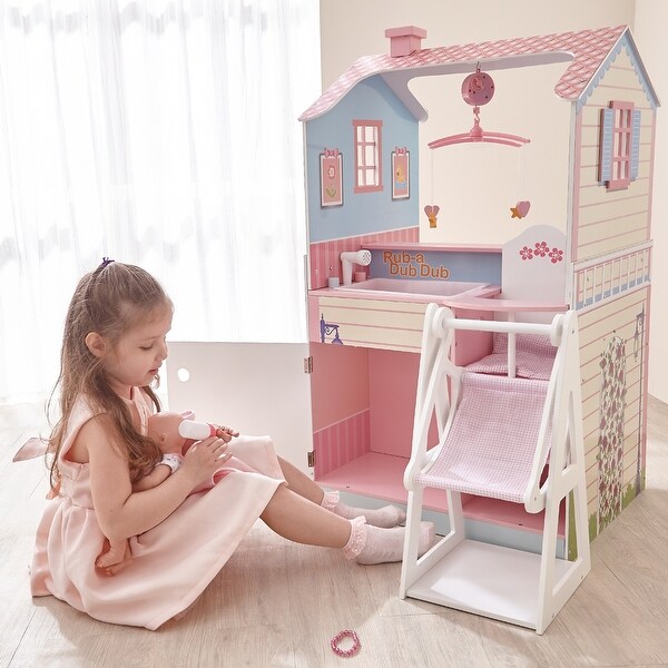 Baby doll bedroom house toy set cheap