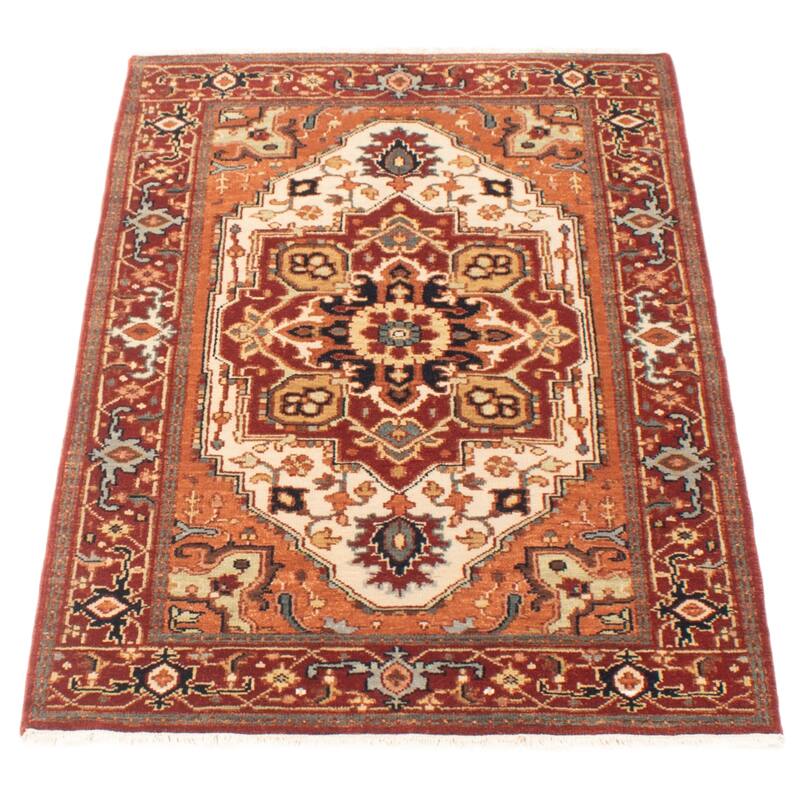 ECARPETGALLERY Hand-knotted Jules Sultane Copper Wool Rug - 3'1 x 5'0