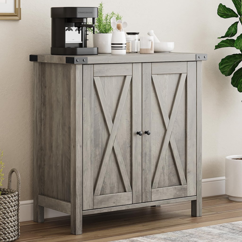 Buffet Cabinet Farmhouse Storage Cabinet with Doors and Shelves