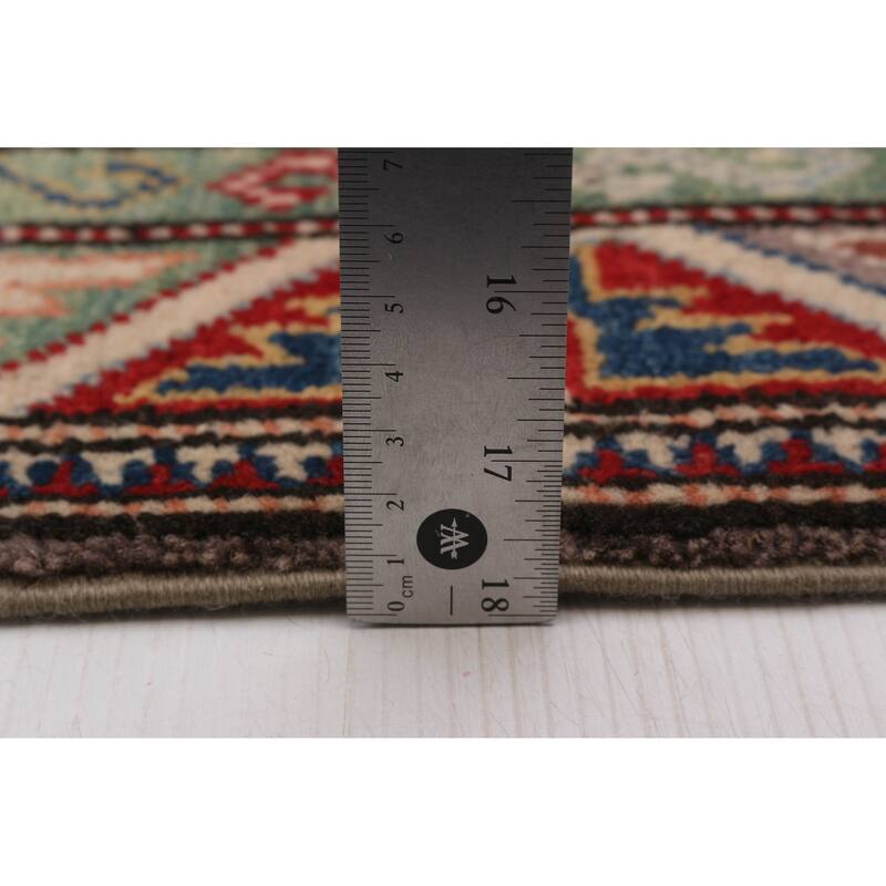 ECARPETGALLERY Hand-knotted Uzbek Ghazni Taupe Wool Rug - 2'8 x 10'0