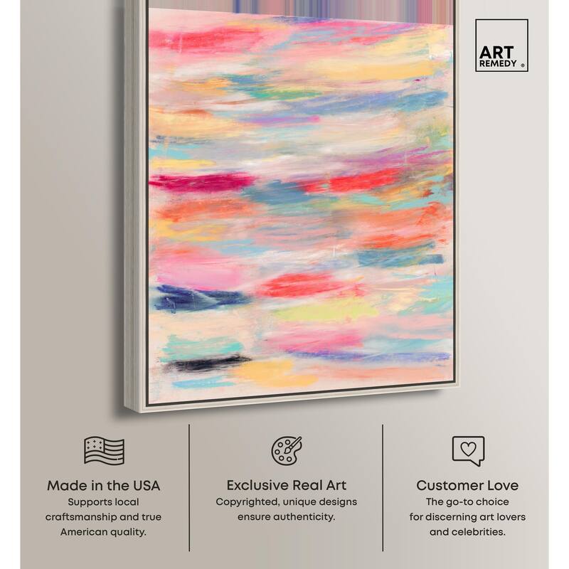 Color Play III Canvas by Art Remedy