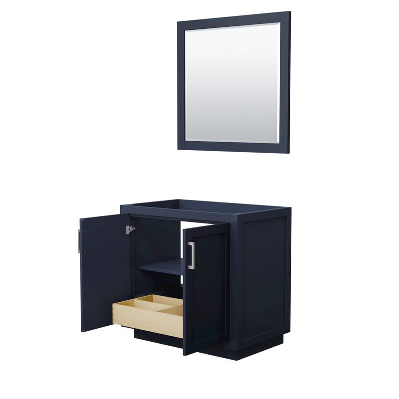 Wyndham Collection Miranda 36" Single Free Standing Vanity Cabinet -