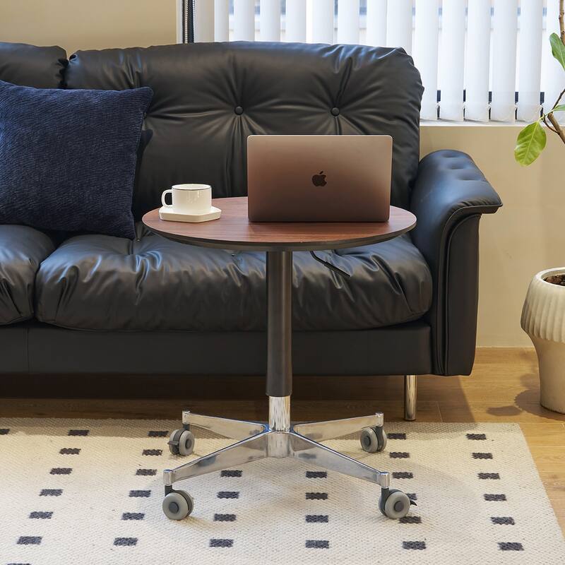 Movable Adjustable Coffee Table 360 Swivel