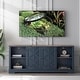 preview thumbnail 1 of 50, 70-inch Extra-Wide Rustic TV Stand for 80" TVs - Natural Wood Finish Navy
