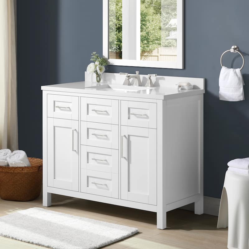 OVE Decors Tahoe III 42-inch White Vanity