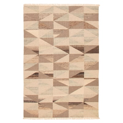 Ankara FW Beige Kilim 5'1" x 7'10" - 5'1 x 7'10
