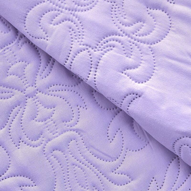 Sophia & William 2/3 Pieces Quilt Set, Reversible Microfiber Bedding Bedspread Coverlet Set