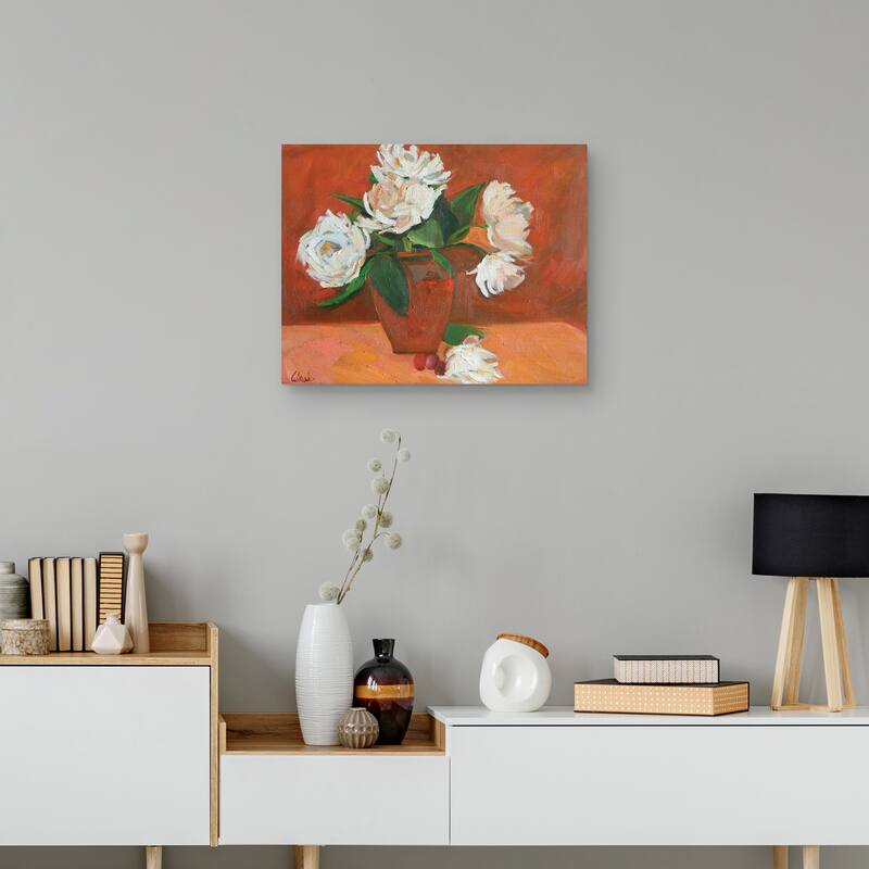 Glowing Petals by Alexi Fine Canvas Art Print