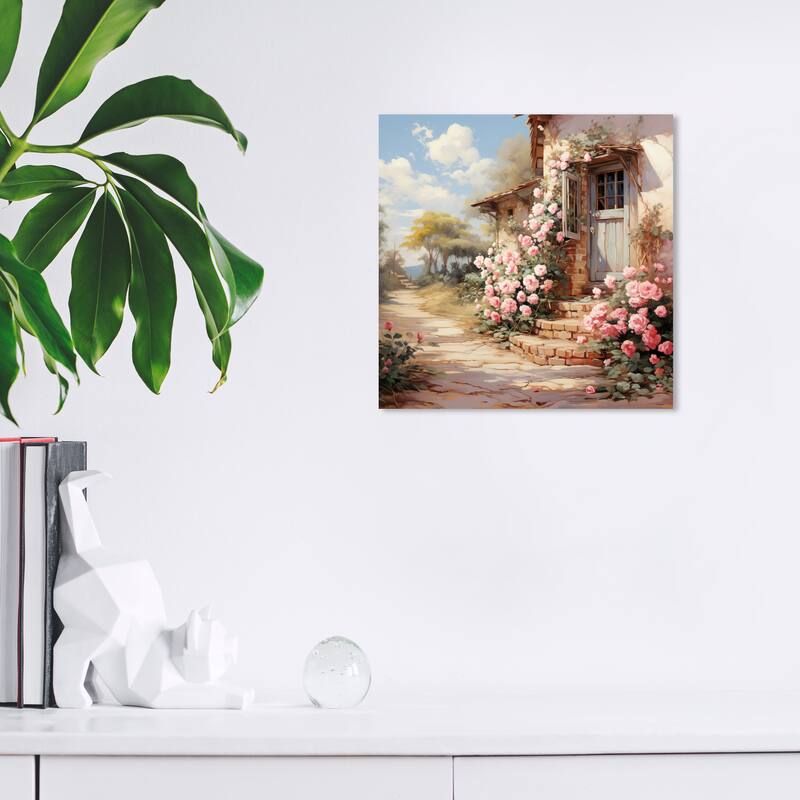 Wynwood Studio Canvas Classic and Figurative Cottage Cozy Home Brown and Cabin & Lodge Wall Art Canvas Print - 12 x 12