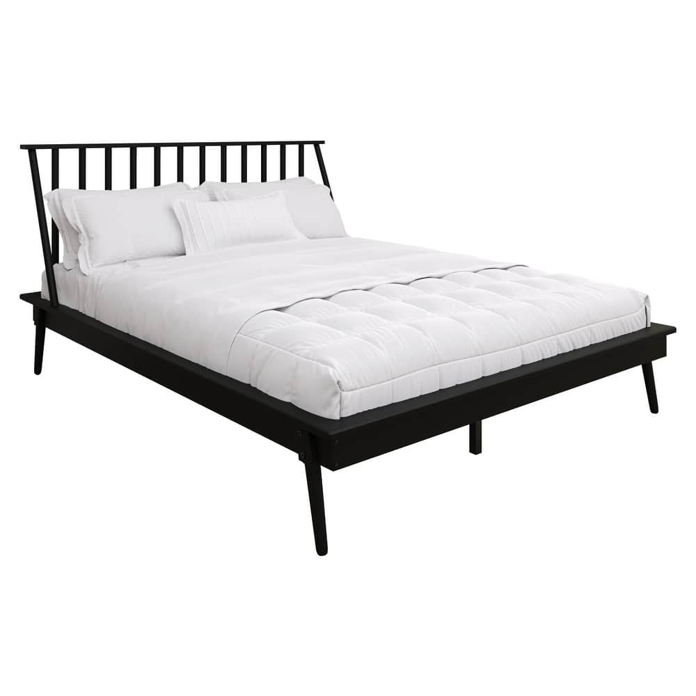 CraftPorch Vintage Wooden Platform Bed