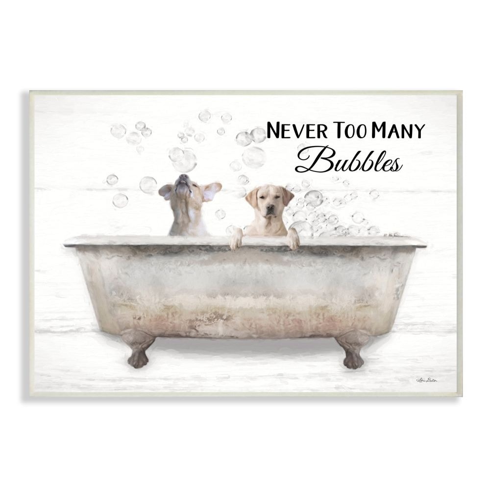 Dog bath wall art outlet
