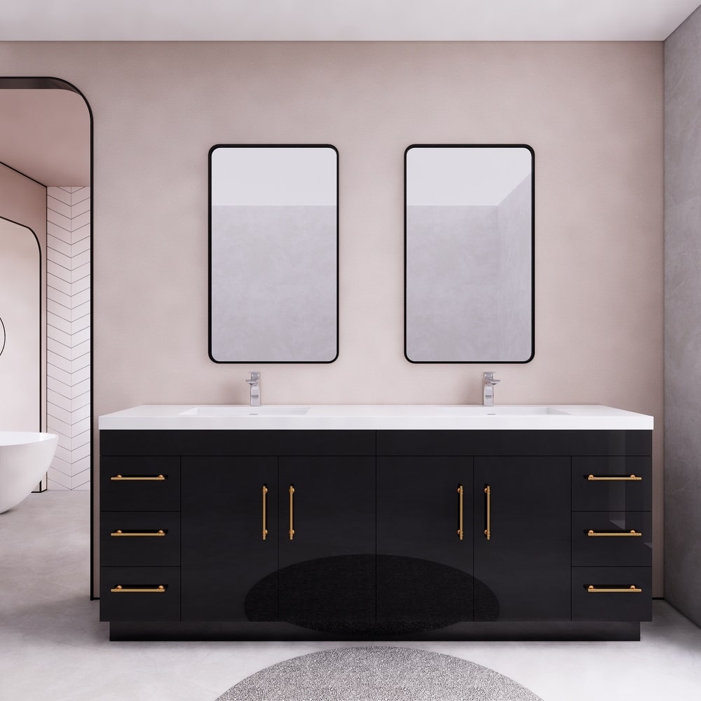 Eliza 84'' Freestanding Vanity with Double Sink