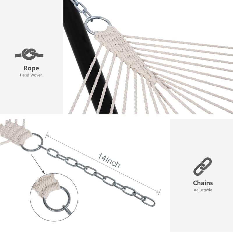 2 Person Cotton Rope with Stand
