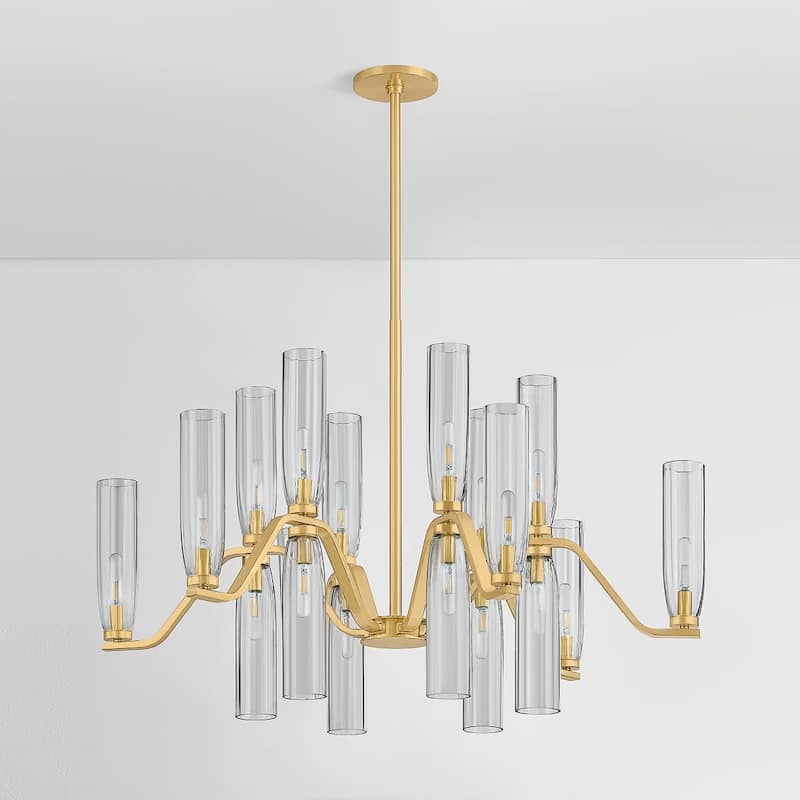 Hudson Valley Lighting 6817 Harpswell 18 Light 43" Wide Chandelier