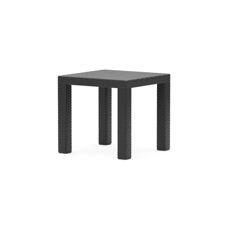 Deco 5 Piece Aluminum Outdoor Patio Motion Club & Ottoman Set
