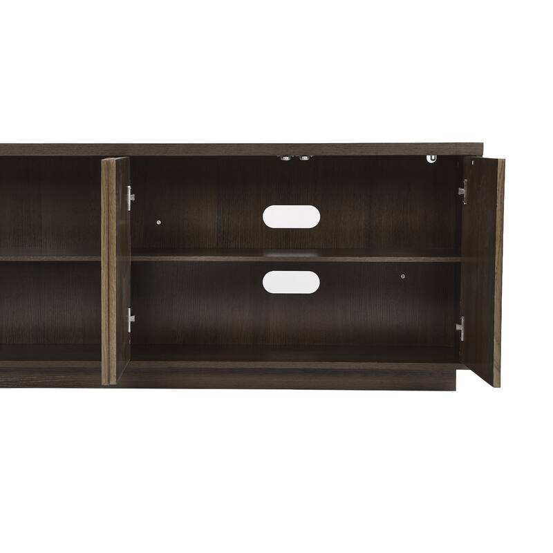 Modern Buffet Cabinet Sideboard with 4-Doors