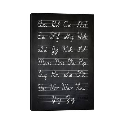 iCanvas "Handwriting I" by PatentPrintStore Canvas Print