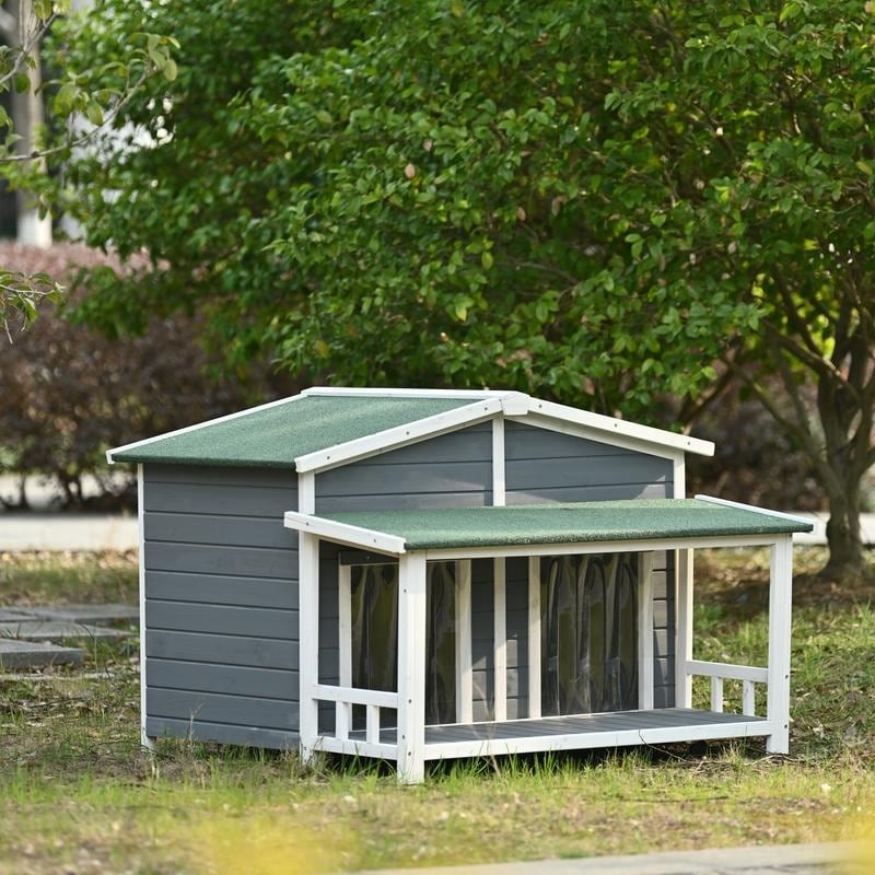 Wooden dog house kits hotsell
