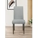 preview thumbnail 7 of 11, Franklin 7-pieces Dining Table and Chair 6 Chairs only - Grey