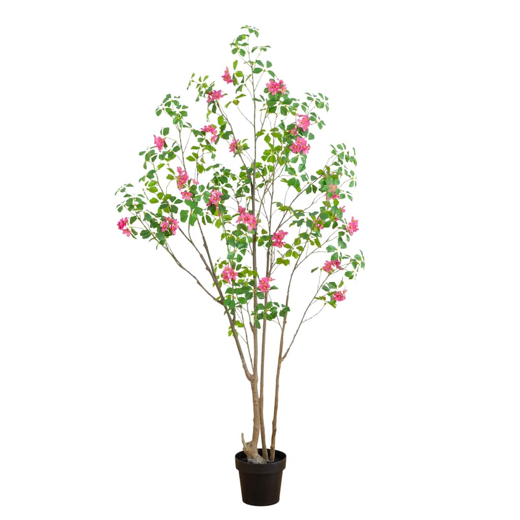 6-ft Artificial Dogwood Tree with Real Touch Leaves