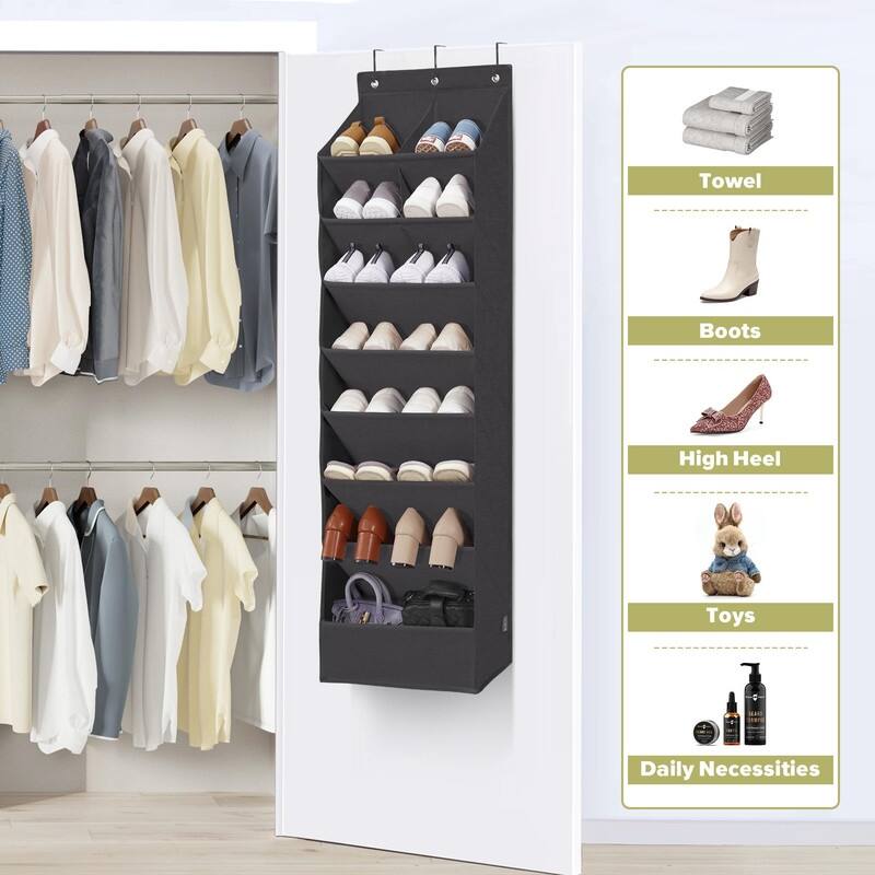 Over the Door Shoe Organizer with 10 Pockets