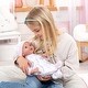 preview thumbnail 5 of 3, Bayer: Reborn 15" Baby Doll Set - White Pink Elephant - Life-Like Doll, Blanket, Bottle, Pacifier, Name Tag & Birth Certificate