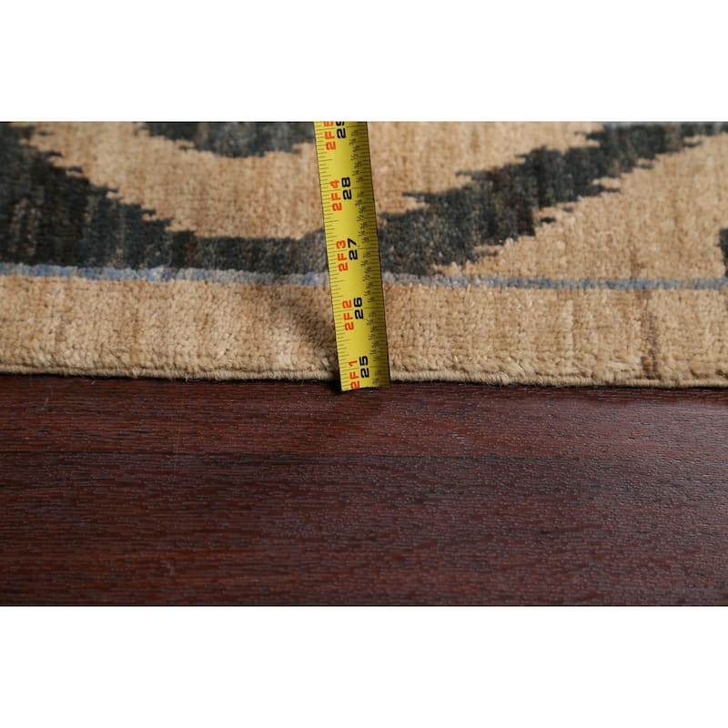 All-over Khotan Oriental Area Rug Wool Hand-knotted Living Room Carpet - 8'9" x 11'9"