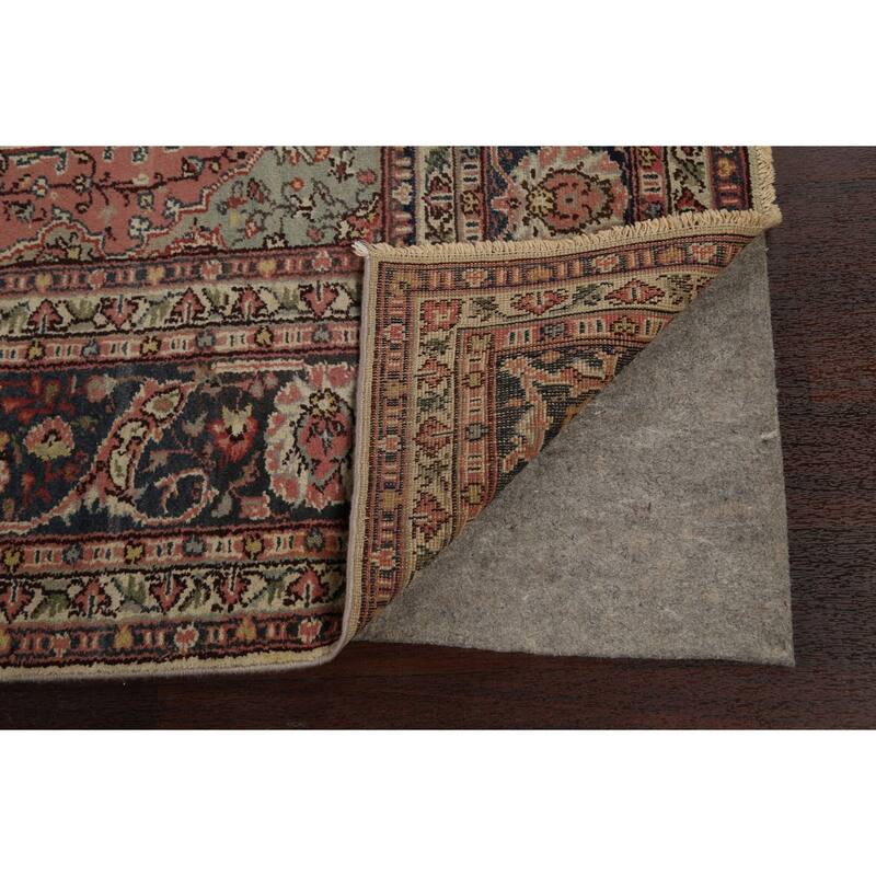 Antique Vegetable Dye Authentic Oushak Turkish Wool Area Rug Handmade - 8'11" x 11'7"