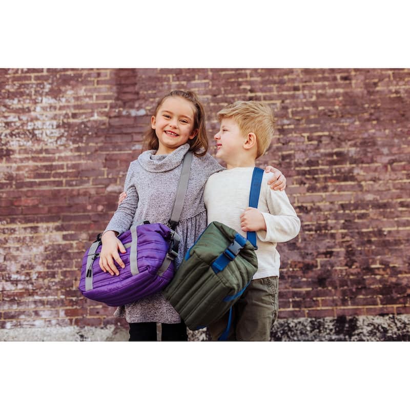 Oniva Midday Quilted Washable Insulated Lunch Bag, (Olive Green) - Green