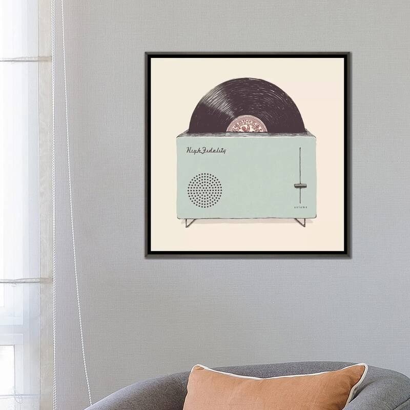 iCanvas "High Fidelity" by Florent Bodart Framed