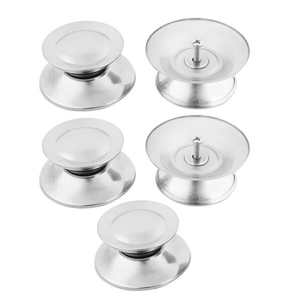2Pcs Kitchen Cookware Pot Saucepan Replacement Pan Lid Hand Grip Knob Handle Set