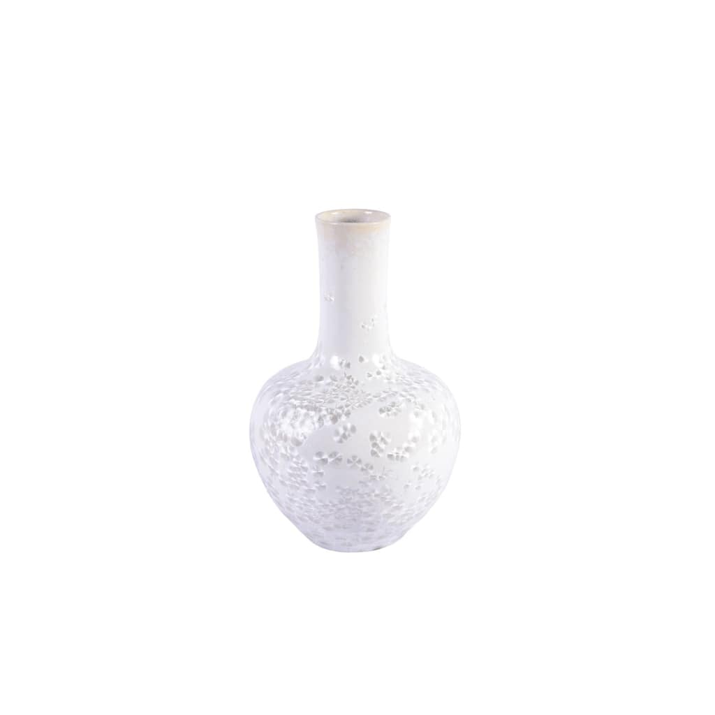 Crystal Shell Globular Table Vase