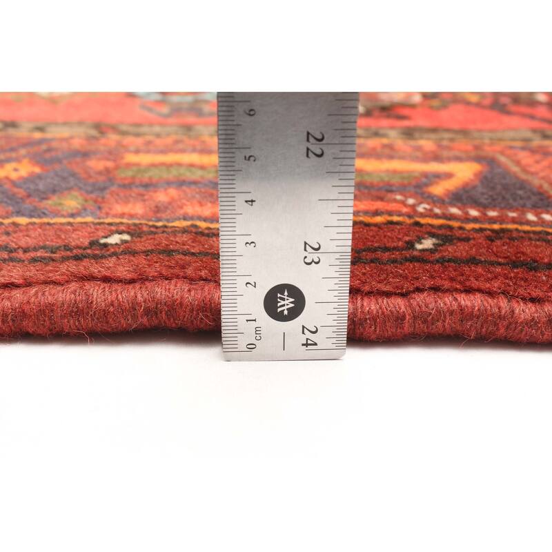 ECARPETGALLERY Hand-knotted Andelz Dark Red Wool Rug - 4'0 x 6'8