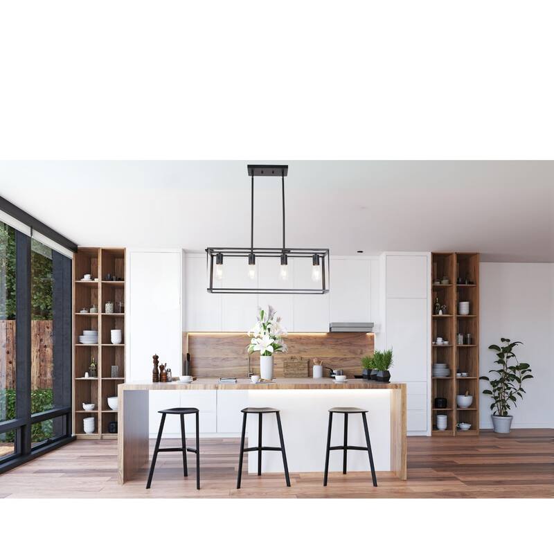 Modern 10-Light Semi Flush Mount Ceiling Chandelier, Dimmable Ceiling Lamp for Bedroom, Entryway, or Cafe